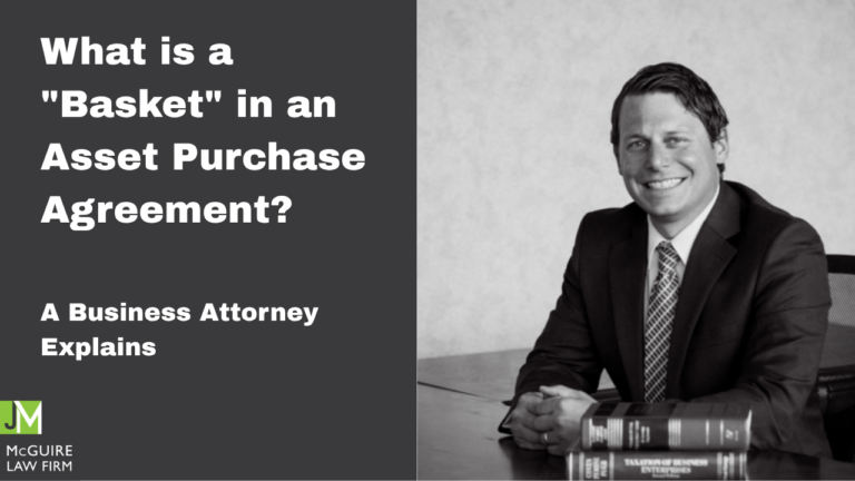 basket in purchase price agreement